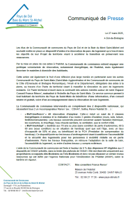Pays de Saint Malo, Nos Objectifs : accompagner les collectivités et les acteurs économiques de notre belle région... Des Actions : dynamiser les activités professionnelles...